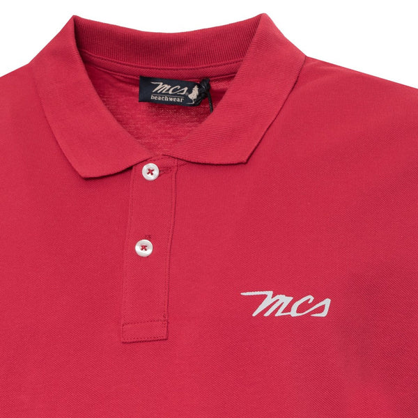 MCS 10BPS001 Polo Uomo Rosso - BeFashion.it