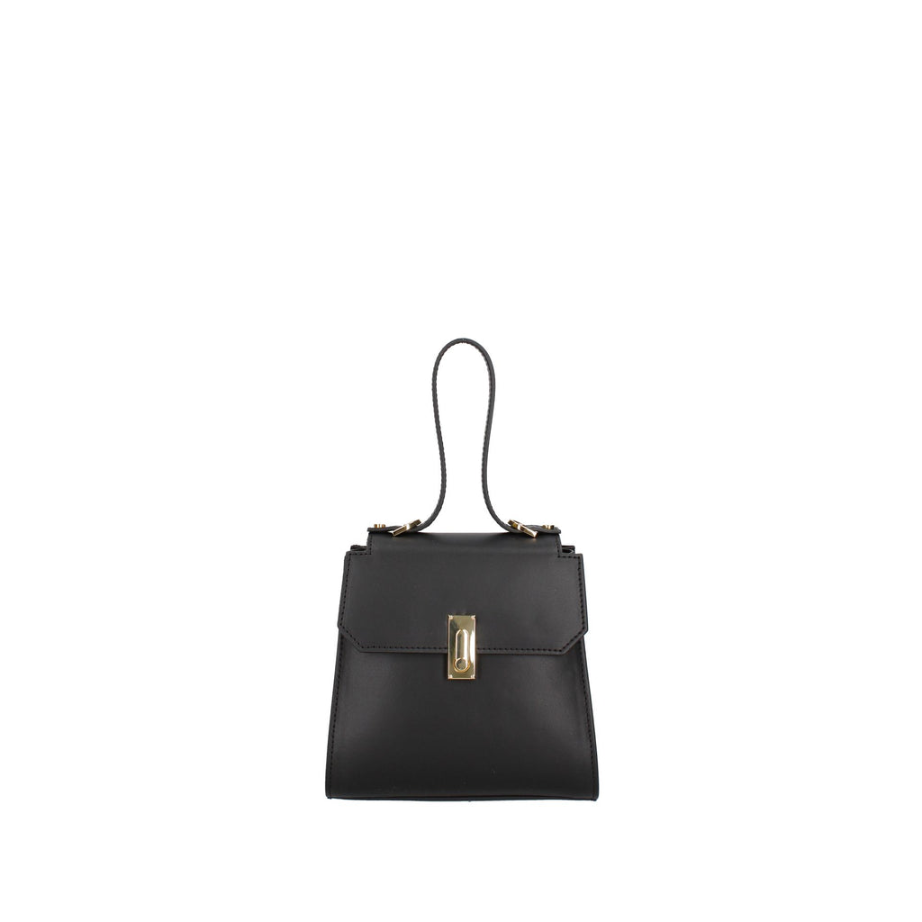 Viola Castellani VC220720423FBG Borsa a Mano Pelle Donna Nero