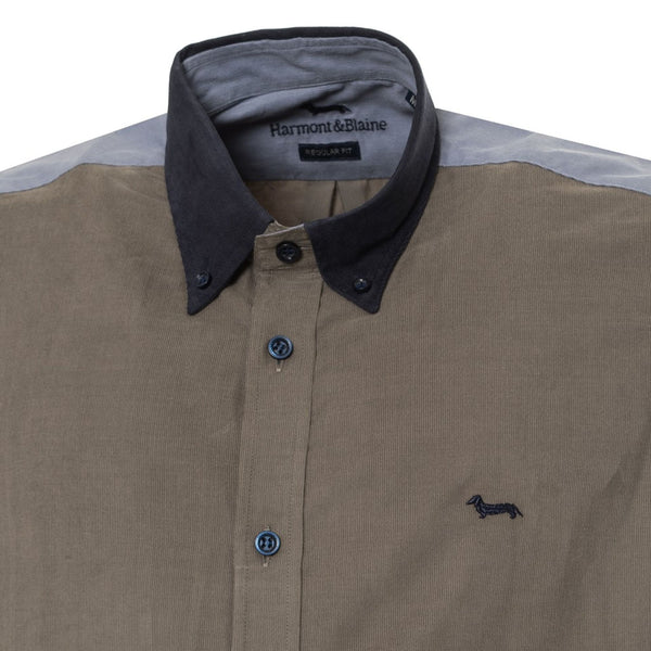 Harmont & Blaine CRC003-006203M Camicia Uomo Verde