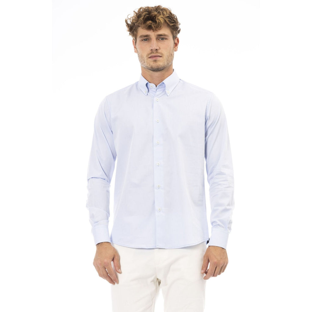 Baldinini Trend REGAL 155 Camicia Uomo Made in Italy Celeste