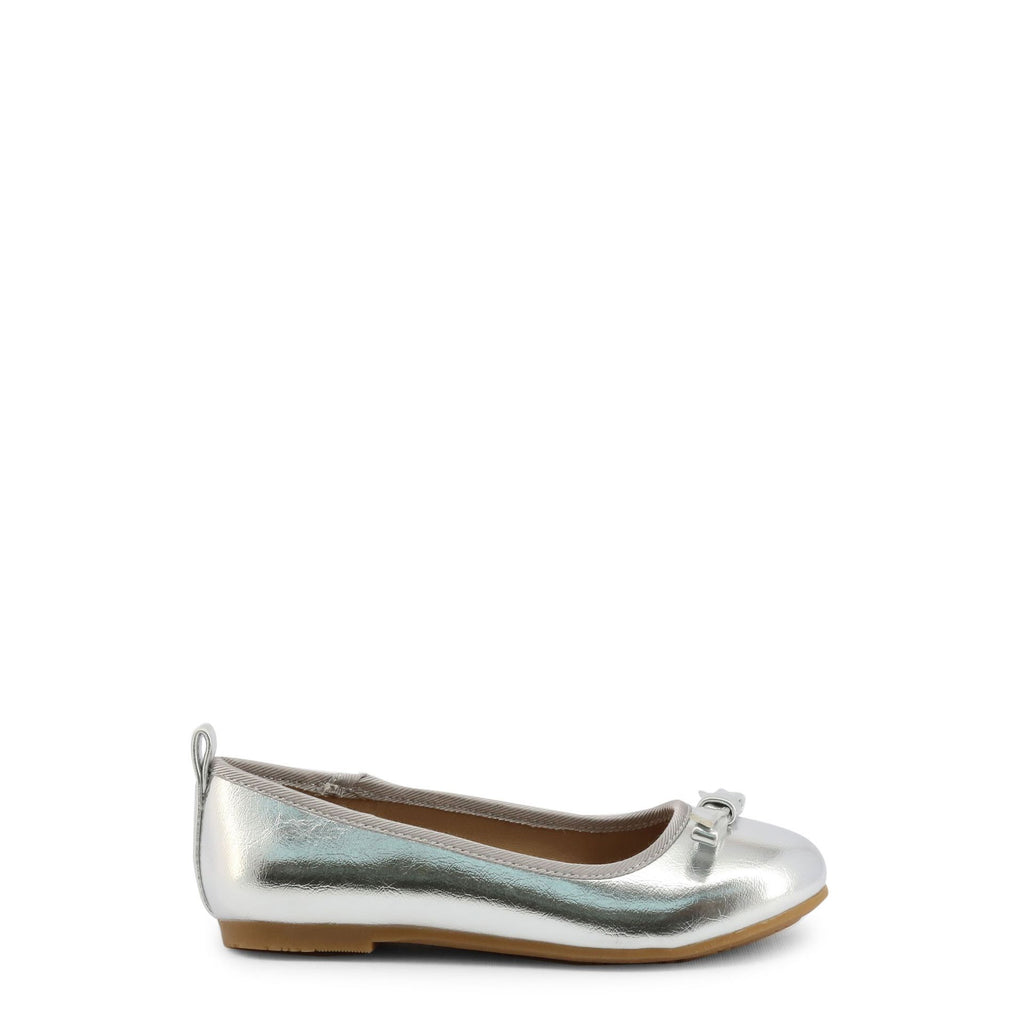 Shone 808-001 Ballerine Bambina Bimba Argento