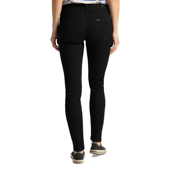 Lee L526SH47 Jeans Donna Nero