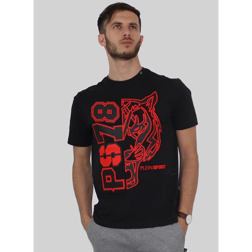 Plein Sport TIPS125IT T-shirt Maglietta Uomo Nero - BeFashion.it