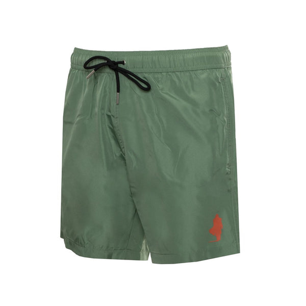 MCS 10BBX001-L2101 Costume da Bagno Boxer Pantaloncini Uomo Verde